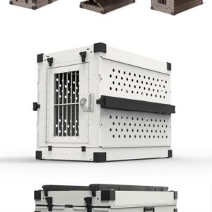 Collapsible Dog Crate Travel | Premium Portable Aluminum Travel Dog Crate Manufacturer for SUVs, RVs & Professional Pet Transportation