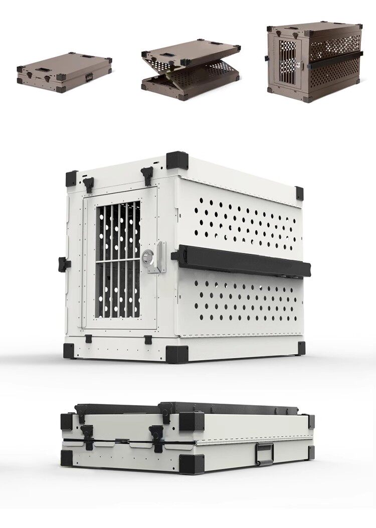 Foldable Wire Dog Crate – Heavy Duty Collapsible Pet Kennel Solutions for Small, Large & Extra Large Dogs - Image 5