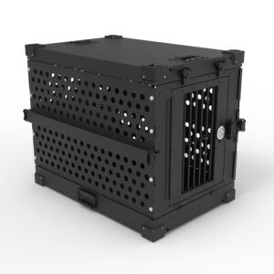 Collapsible Dog Crates for Large Dogs | Heavy-Duty Folding Aluminum Dog Crate Manufacturer for Large Breeds, SUVs & Professional K9 Transport